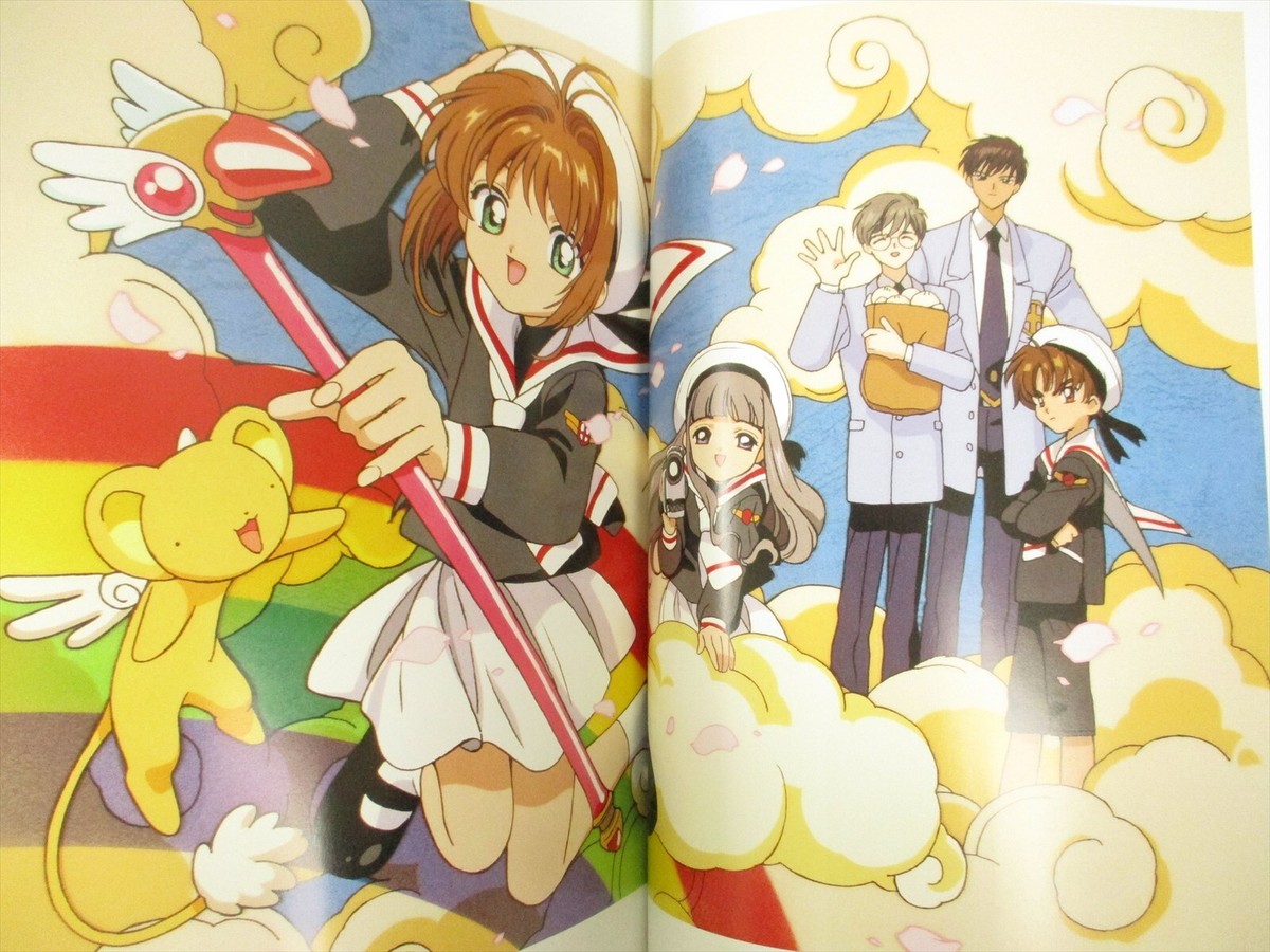 CARDCAPTOR SAKURA CHEERIO 1-3 w/Poster Art Works Fan Book Set