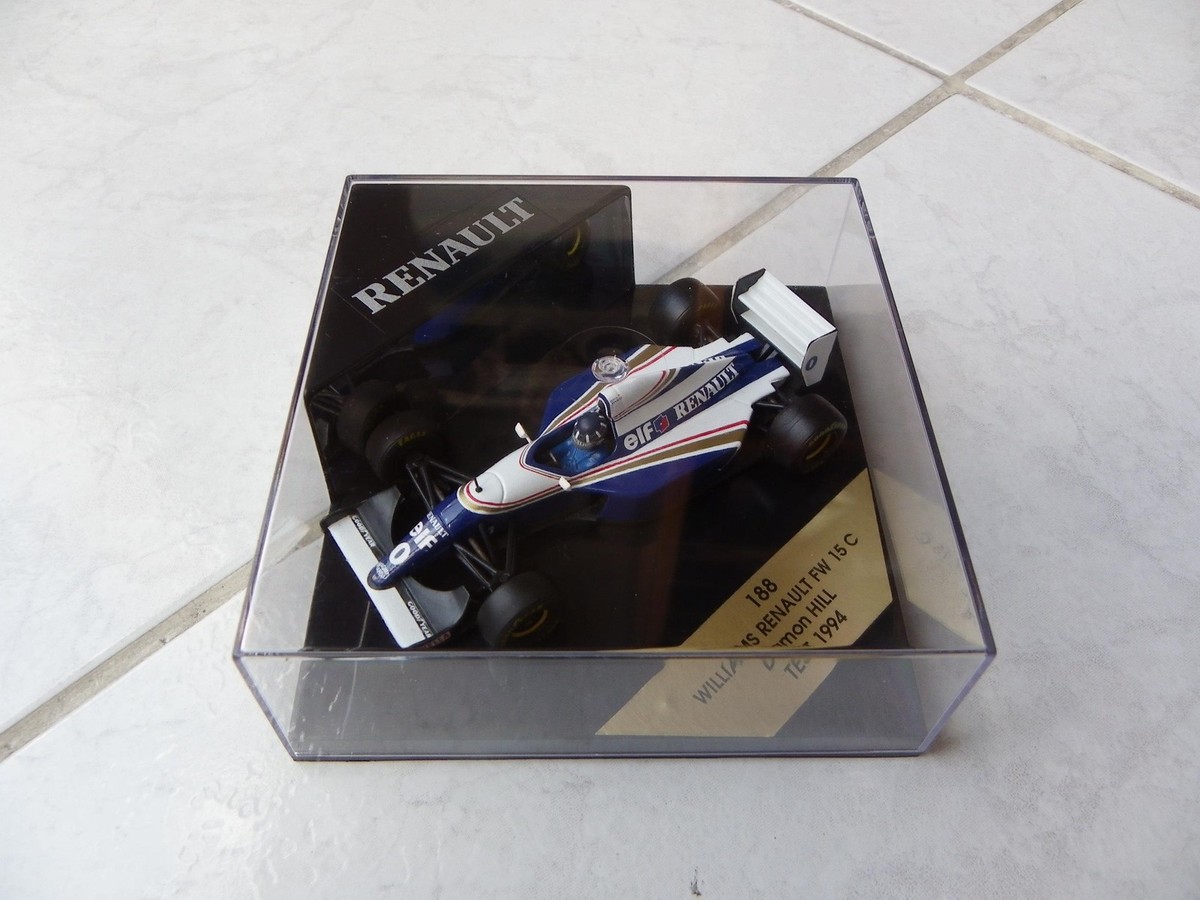 COFFRET WILLIAMS RENAULT FW15C A. PROST au revoir Alain ONYX (Gebraucht