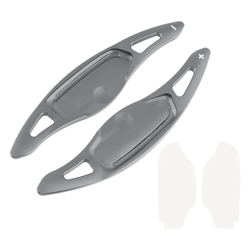 Steering Wheel Paddle Shifter Covers For Kia Stinger 2018-23 Aluminium Grey S12