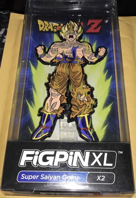 FiGPiN XL X2 Dragon Ball Z Super Saiyan Goku Collectible Pin for sale online | eBay