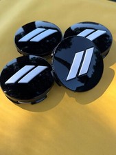4 Pcs Black Dodge 63mm Center Hub Caps 52110398aa