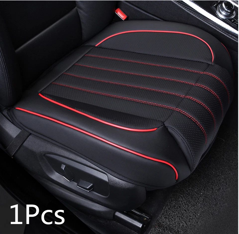 5D Full Surround Front Car Seat Cover Leather Auto Chair Cushion Mat Protector Foto 4 de 4