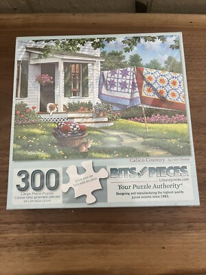 Bits and Pieces Calico Country 300 Piece Puzzle New And Sealed 