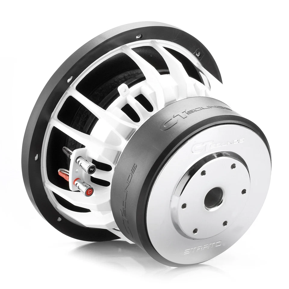 Subwoofer para automóvil CT Sounds STRATO-10-D2 2500 vatios potencia máxima 10 pulgadas - doble 2 ohmios Foto 3 de 4