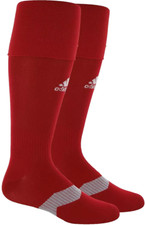 ADIDAS, Metro Red OTC Lightweight Soccer Socks Mens Size Medium