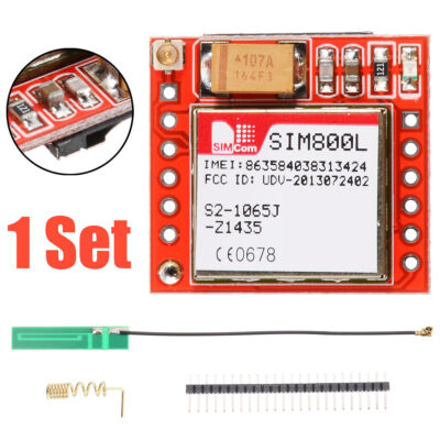 SIM800L 3.7-4.2V GSM GPRS Mini Modul Antenne & Klebeantenne Arduino Raspberry KG