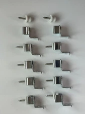 Plantation Shutter Catch - Button Style - Zinc (Qty 10)