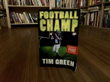 Football Champ by Tim Green (2009, Trade Paperback) Uncorrected Proof