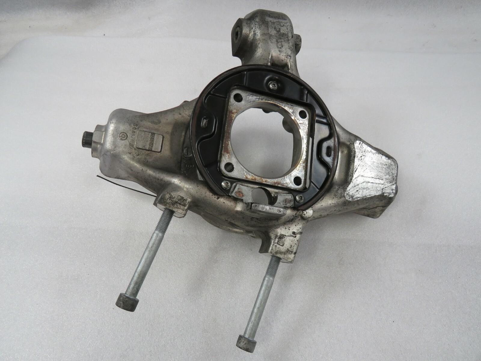 Ferrari 599 GTB, LH, Left, Rear Spindle Knuckle, w/o Hub, CCM, Used, P/N 220453