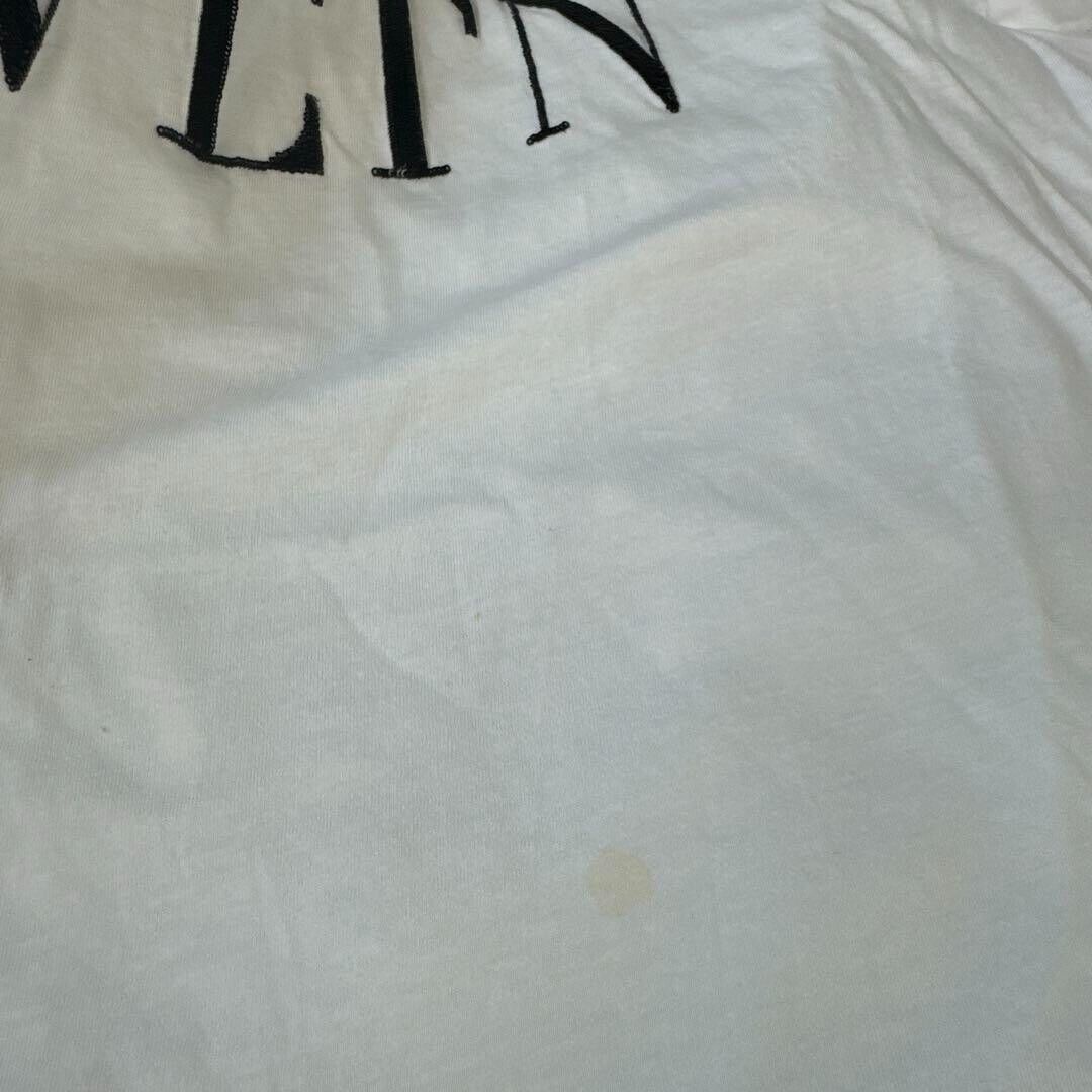 Valentino VLTN Rogo T-Shirt Women XS Size White spangle Used Valentino VLTN Rogo T-Shirt Women XS Size White spangle Used