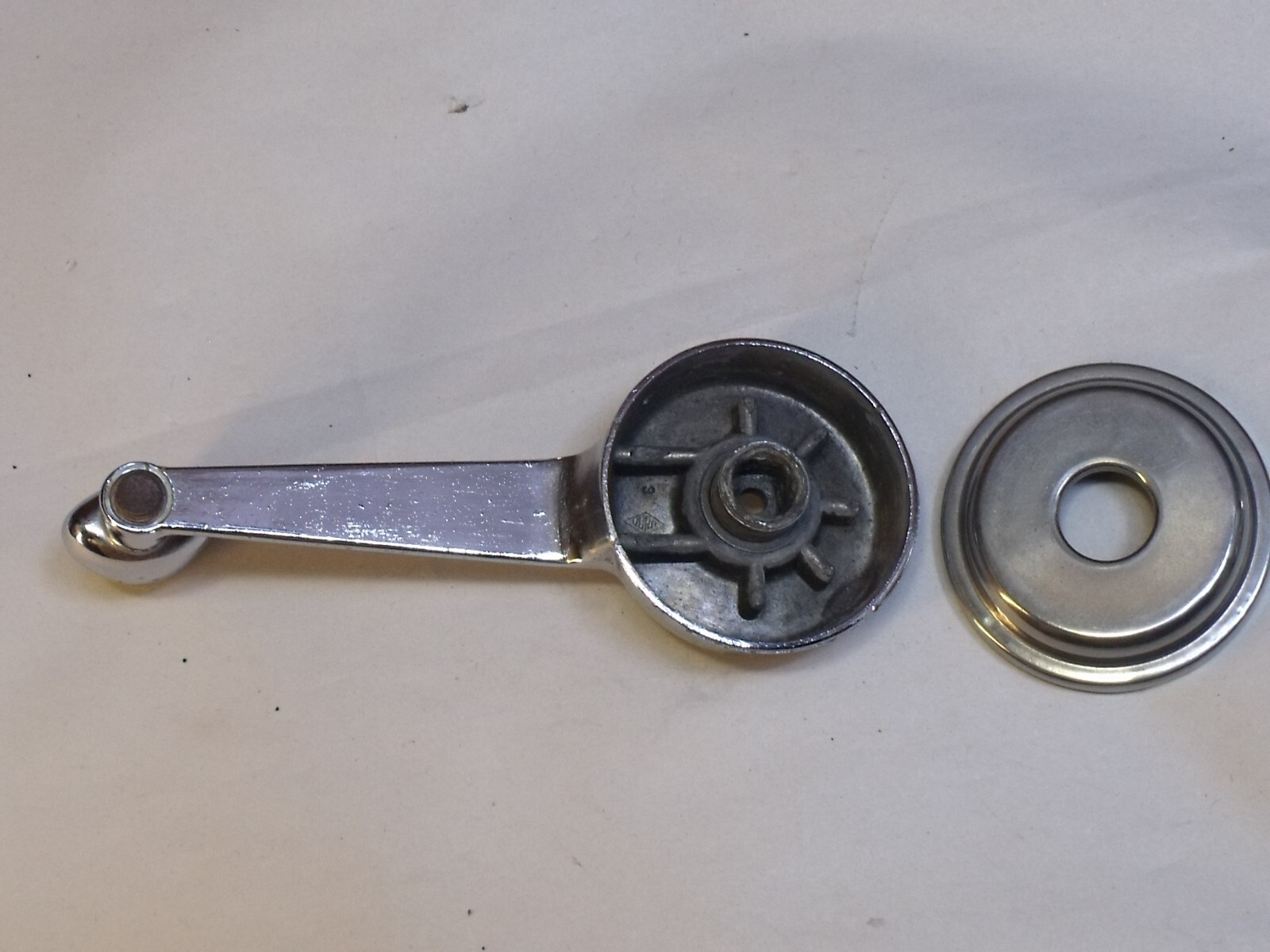 Chrome Window Crank & Inside Door Handle Escutcheon For 1928-1954 Dodge Classics - View #2