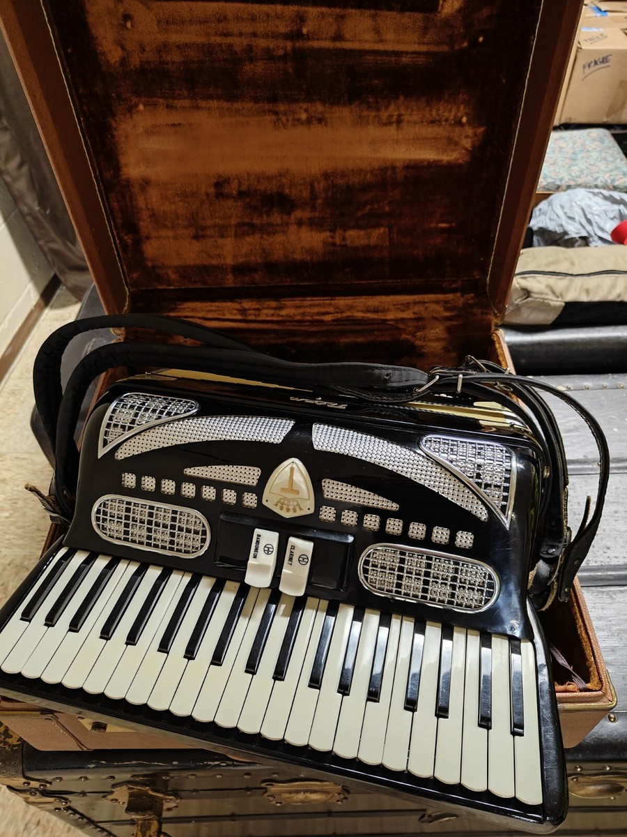 6263 Black Chrome Titano Titan Piano Accordion LM 41 120 | eBay