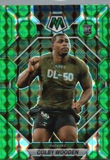 2023 Panini Mosaic #303 Colby Wooden Green Mosaic