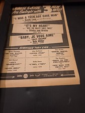 Jubilee Records Rare Original 1958 Promo Poster Ad Framed!