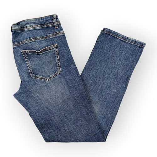 Vaqueros elásticos para mujer Tom Tailor 38 M W30 cintura media pierna recta pantalones vaqueros tubo - Imagen 6 de 6