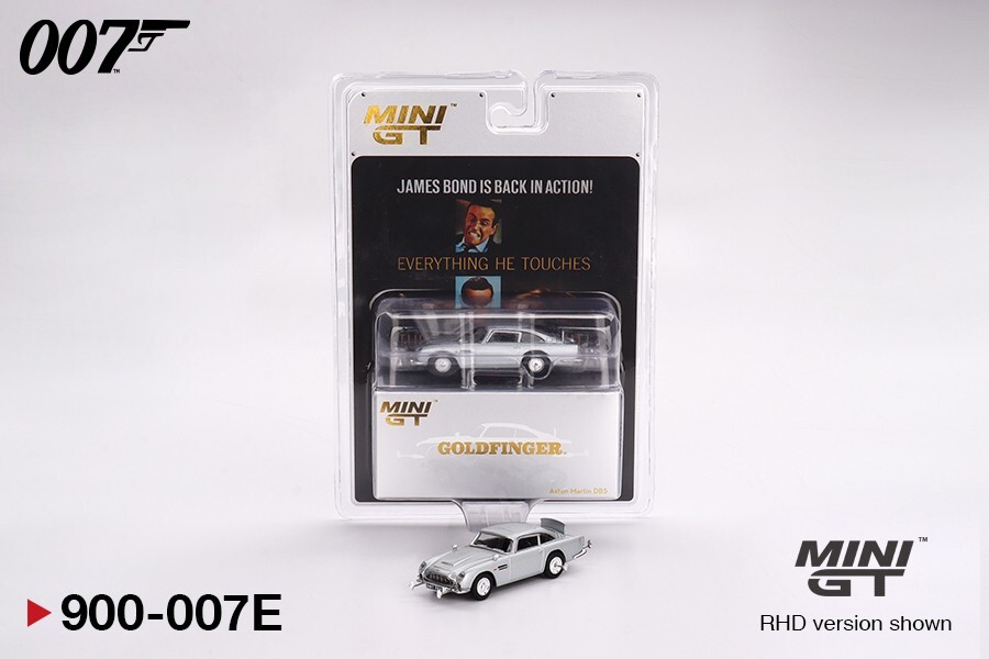 Mini GT 1:64 Aston Martin DB5 James Bond 007 Goldfinger Diecast