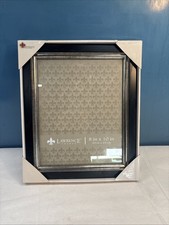 Lawrence Frames 536480 8x10 Black W/Burnished Silver Picture Frame