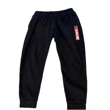 Nike Sportswear Fleece Joggers Mens Black Tapered Sweatpants Just Do It Logo XL