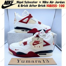 Nigel Sylvester Nike Air Jordan 4 Brick After Brick IQ8055-100 Men's Size