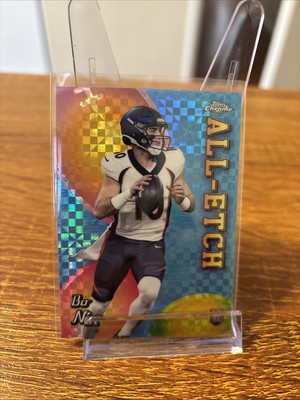 2024 Topps Chrome Bo Nix RC Rookie All-Etch X-FRACTOR - Denver Broncos
