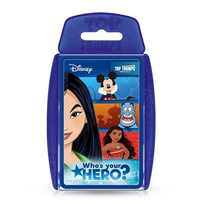 Disney Heroes Card Game, Play with Simba, Mickey , Aladdin, Mulan and Elsa, E...