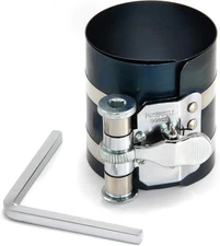 Powerbuilt Piston Ring Compressor, 2 Inch to 5 Diameter, 1 Pack, Silver 