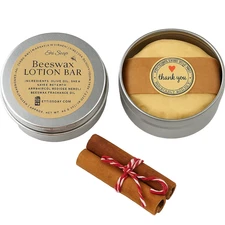 Shea Butter Beeswax Lotion Bar | Solid Balm for Travel