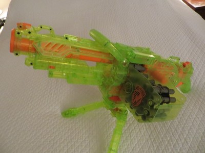 Nerf スケルトン sonic green EBF-25 NERF N-Strike Vulcan EBF-25 Sonic Clear Neon Green Gun w/ Ammo