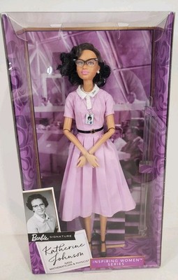 KATHERINE JOHNSON INSPIRING WOMEN BARBIE DOLL 2017 MATTEL FJH63 NRFB