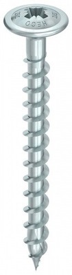 HECO-TOPIX-plus Rückwandschraube 4x25 Variables Vollgewinde PZD-2 verzinkt blau,