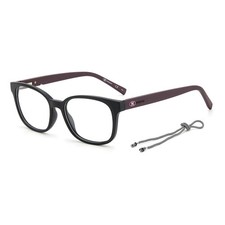 M Missoni Women's Square 52mm Eyeglasses Frames Matte Plum Black MMI0105-DKH