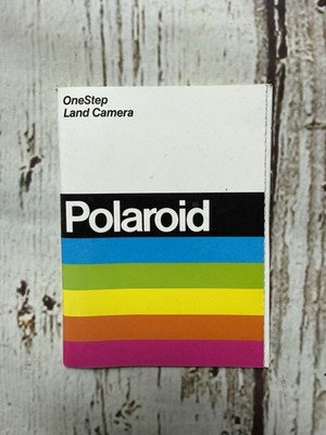 VTG Polaroid OneStep Land Camera Instruction Manual Guide Operation ONLY