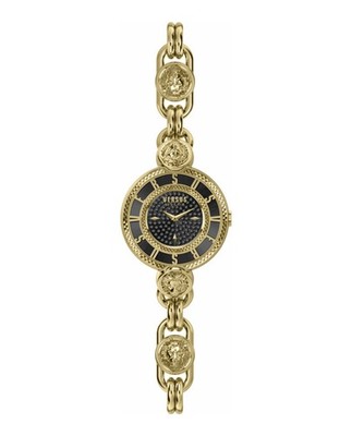 Versus Versace Womens  IP Yellow Gold 30mm Bracelet Fashion Watch G2U