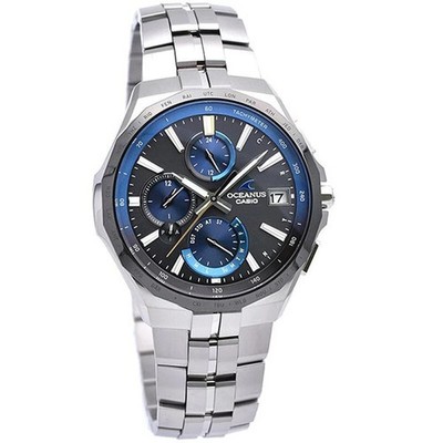 Casio Oceanus OCW-S5000E-1AJF Manta Slim Case Elegant Chrono Men Watch Japan NEW