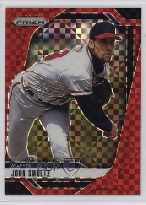 2025 Panini Prizm Red Power Prizm 26/99 John Smoltz #83 HOF 19l7
