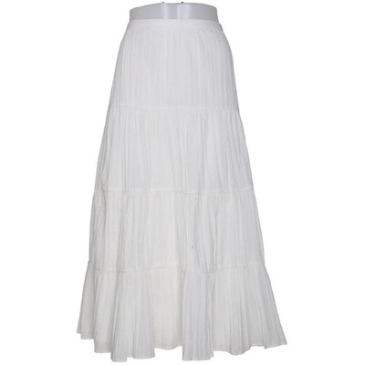 Florence + Fred, Maxirock, Größe: 44, Weiß, Baumwolle/Polyester, Einfarbig #8q8