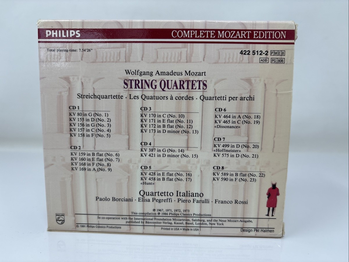 クラシック Mozart String Quartets CD Amazon.com: Mozart String Quartets: CDs & Vinyl