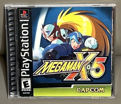 Mega Man X5 PS1 CIB COMPLETE w/ Reg Card Capcom Edge Tested Clean Disc Authentic