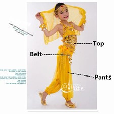 Kids Belly Dance Costumes Set Dance Girls Belly Dancing Belly Dance Clothes