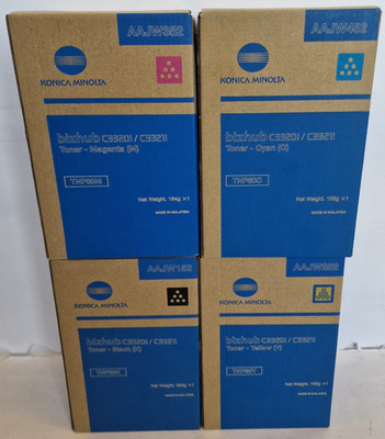 Konica Minolta TNP80K TNP80C TNP80M TNP80Y Toner TNP80 KCMY Bizhub C3320i