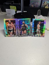 2026 WWE Topps Chrome Lot Of 3 X Fractor.  Rusev, Bailey, Bronson Reed Superstar