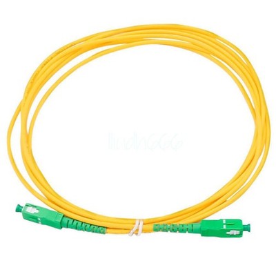 20M SC/APC Simplex Singlemode Fiber Optic Patch Cord Cable 3.0mm FTTH PVC Jumper