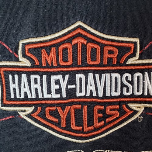 Vintage Y2K Harley-Davidson Embroidered Patch Long Sleeve Shirt XL - Picture 7 of 11