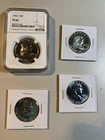 Four Beautiful Franklin Halves Of Which Three Are Proof And One Graded Pr 66