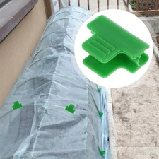 40 Pcs Plastic Row Cover Clips Greenhouse Pipe Clamps Plants Fixing