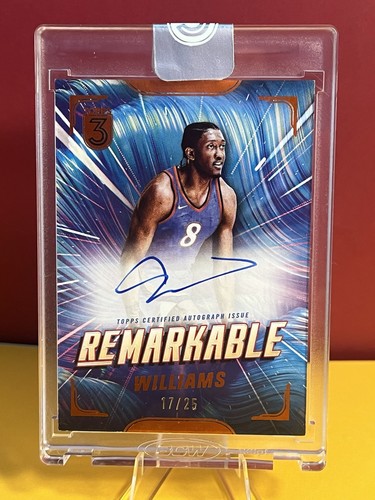2024 Topps 3 Jalen Williams 17/25 #RM-JW Re-Markable Signatures Auto Thunder 🔥