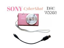Sony Cyber-shot DSC-WX350 Pink Compact Digital Camera Excellent Condition