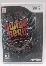 Guitar Hero: Warriors of Rock (Nintendo Wii, 2010) Complete CIB With Manual