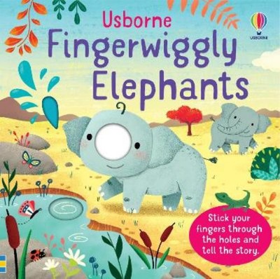 Felicity Brooks Fingerwiggly Elephants (Kartonbuch) Fingerwigglies