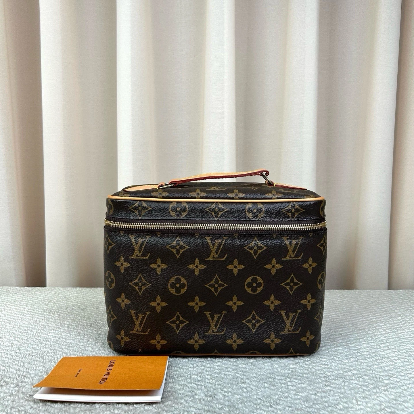 Vuitton — Authentic Pre-owned Louis Vuitton Nice BB Small Monogram Brown Bag